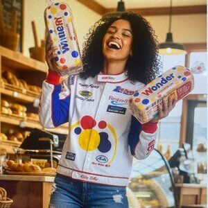 Ricky Bobby Talladega Nights Wonder Bread Race Crew Jacket  NASCAR